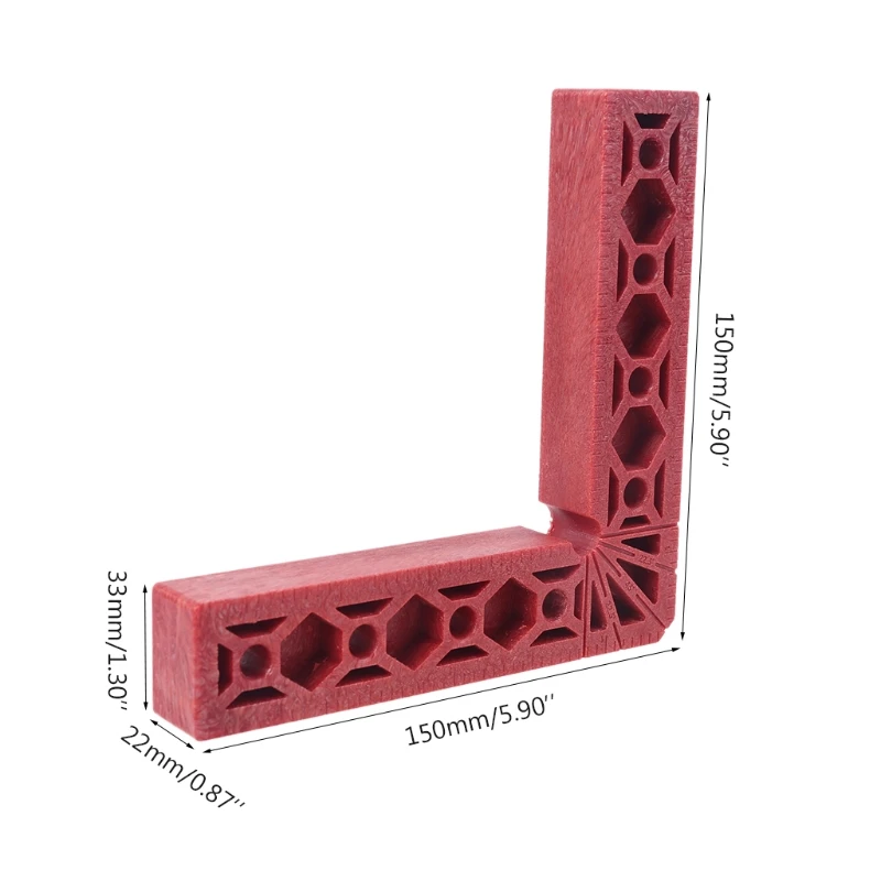 

Woodworking 90 Right Angle Positioning Ruler Jigsaw Clamp Positioning L Squares Block Imposition Fixing Fixture Clamping Measur