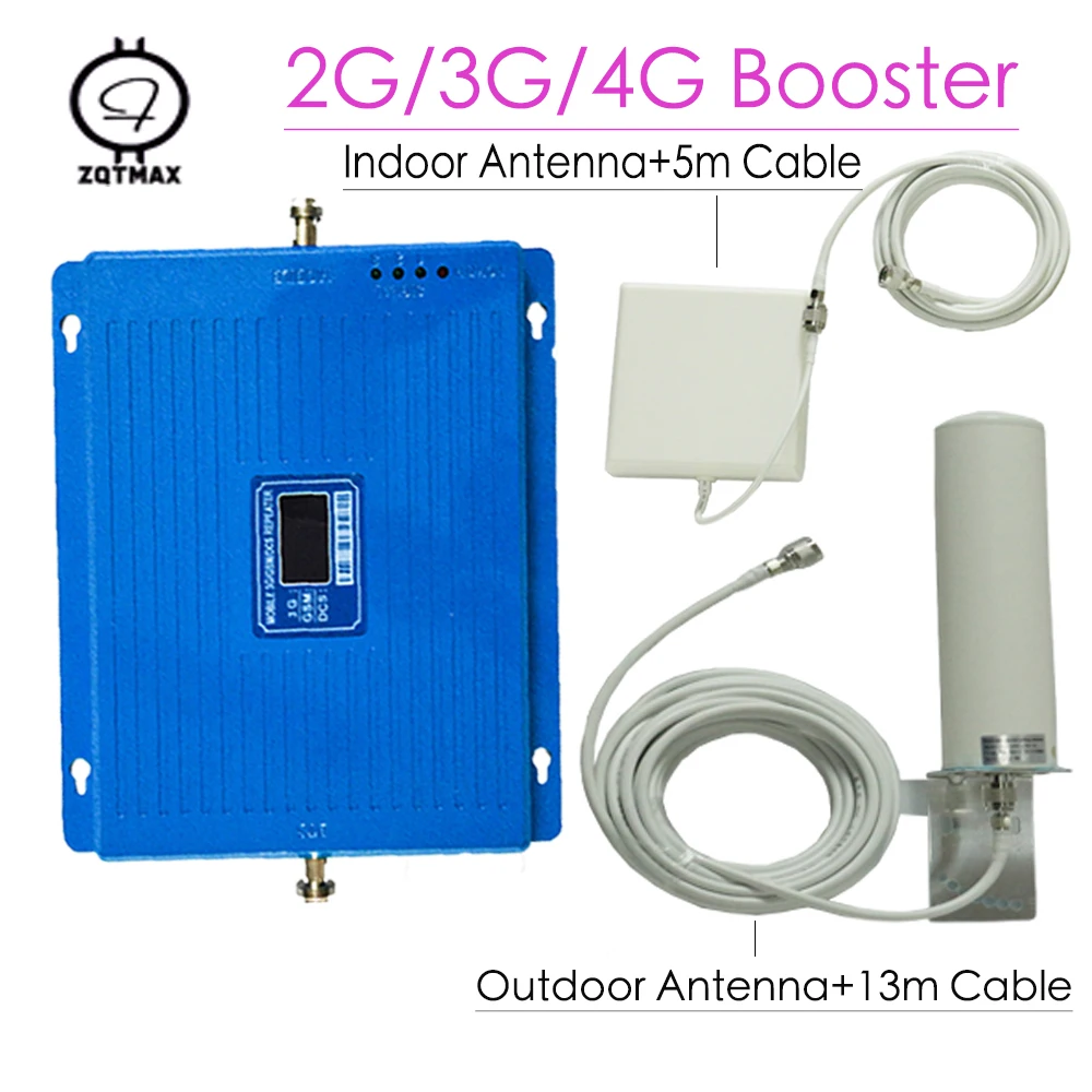 2G 3G 4G трехдиапазонный GSM DCS WCDMA усилитель сигнала мобильного телефона 900 1800 2100