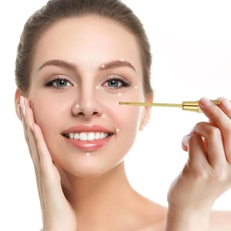 

Golden Firming V Face Device Slimming Face Vibration Beauty Lift Massager Roller Bar Stick Tightening Tool Skin S1J1