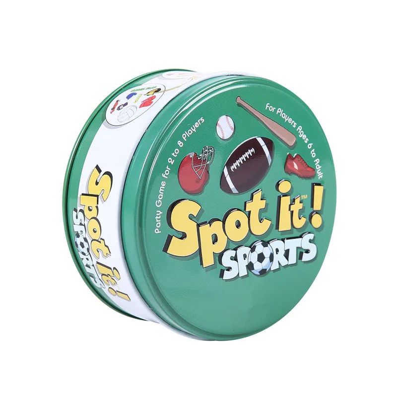 Карточная игра Spot It алфавит ABCD настольные игры праздничные Dobler английская для