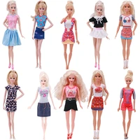 doll dress for barbiees skirts two piece suits and sport suits clothes accessories for girls toy gifts
