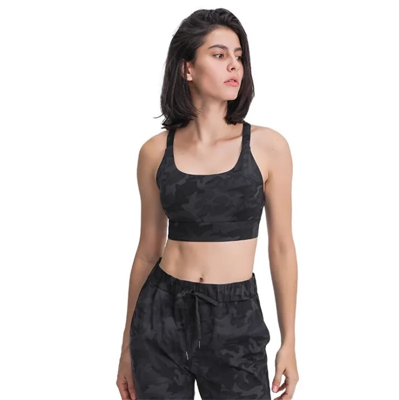 

Women Adjustable Buckle Naked Feel Fitness Training Athletic Sport Bras Tops Workout Gym Exercise Yoga Bras