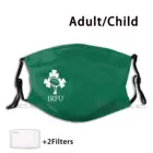 Маска IrelanNations Pm2.5 для взрослых и детей, моющаяся, с узором под заказ, для регби, Ирландия, Гиннесс, четыре страны