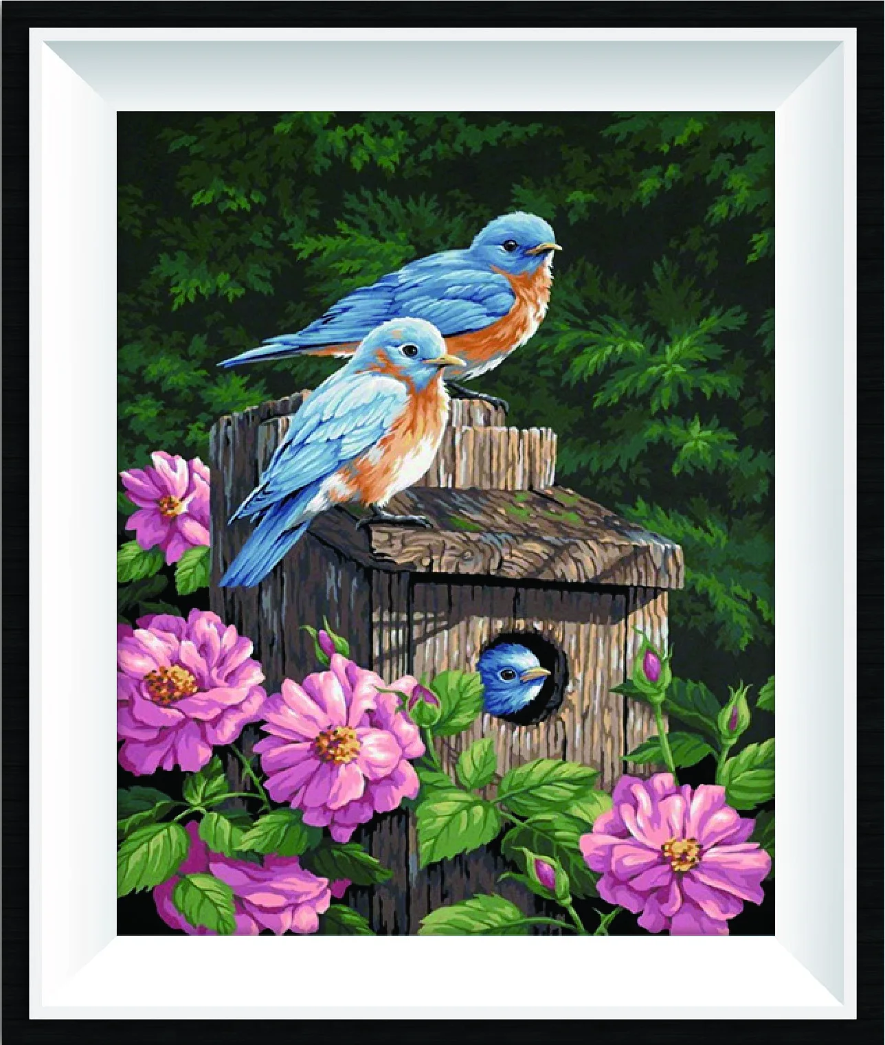 

5D Round Diamond Painting bird 25x35cm Cross Stitch Kit Embroidery Rhinestone Home Decor Needlework
