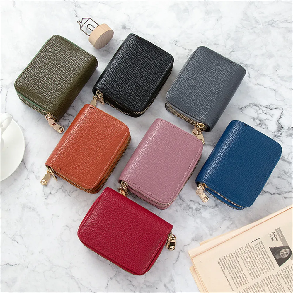 

New Women's Wallets Woman Zipper Mini Coin Purse Ladies Small Wallet Card Holder Female Wallet Women's Leather Purses
