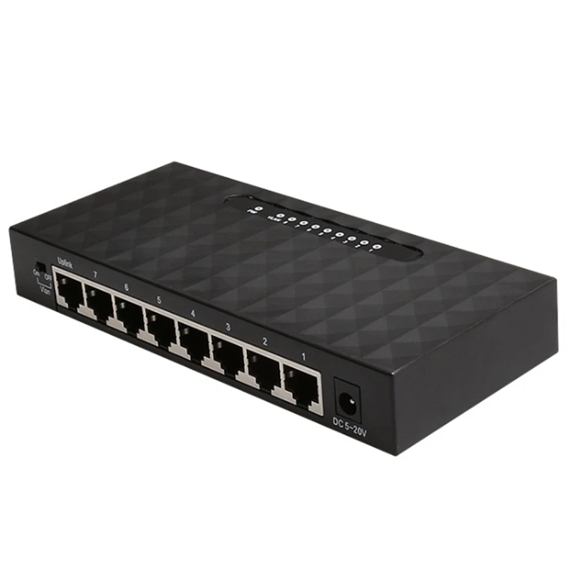 8 Порты и разъёмы гигабитный коммутатор сетевой Ethernet Смарт Vlan Gigabit Lan концентратор