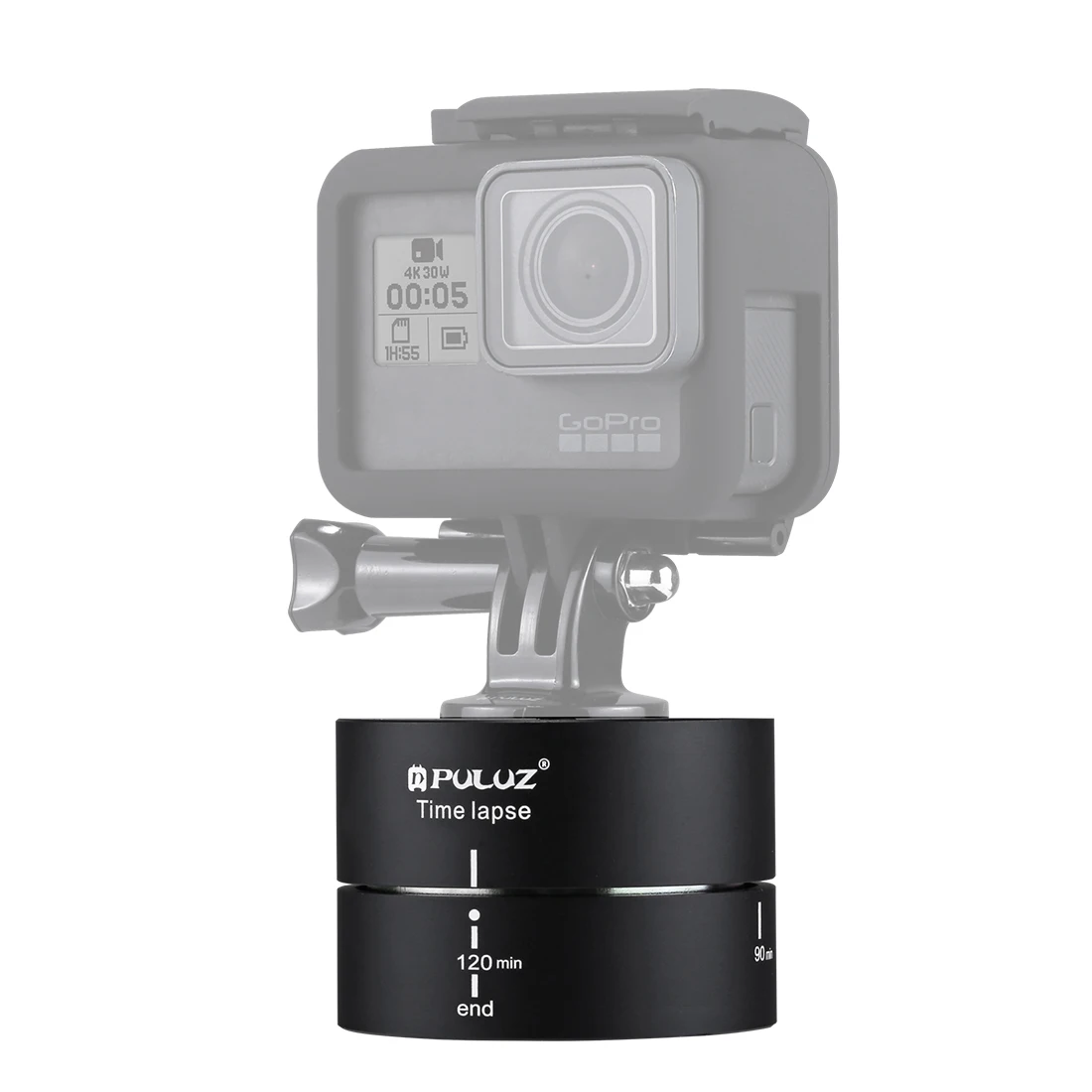 PULUZ Camra Time lapse 360 Панорамное панорамирование вращение 120 минут для Gopro стабилизатор головка штатива 1/4 винтовой адаптер Timelapse