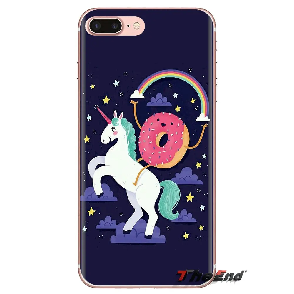 Прозрачный мягкий чехол для верховой езды с пончиком Xiao mi 4 5 5s 6 A1 A2 5X6X8 9 Lite SE Pro Max Mix