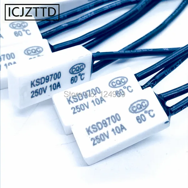 KSD9700 термостат 10A 250V керамический терморегулятор переключатель нормального