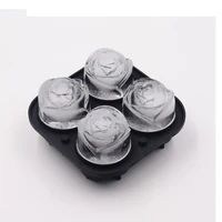 rose ice cube silicone cube maker form cake pudding ice mould chocolate molds easy to remove ice trays fade resistant
