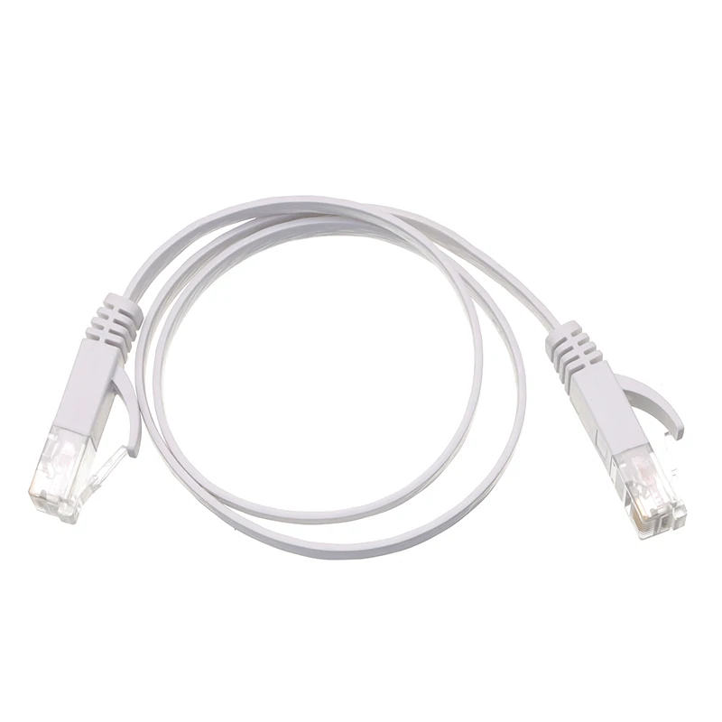 

Сетевой кабель CAT6, ультратонкий, гигабитный, бескислородная медь, отделка RJ45, патч-корд, LAN-кабель, компьютерные кабели, белый цвет