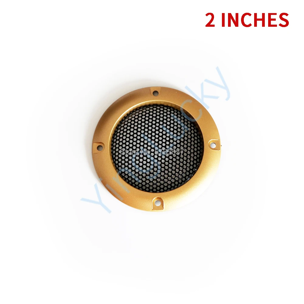 2 шт. 2-дюймовый сетчатый корпус для динамика с черной защитной железной сеткой