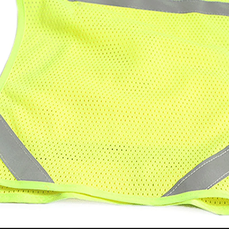 

Reflective Vest High Visibility Adjustable Quick Drying Traffic Safety Gear Outdoor Protector Tank Top Warning Outer Wear