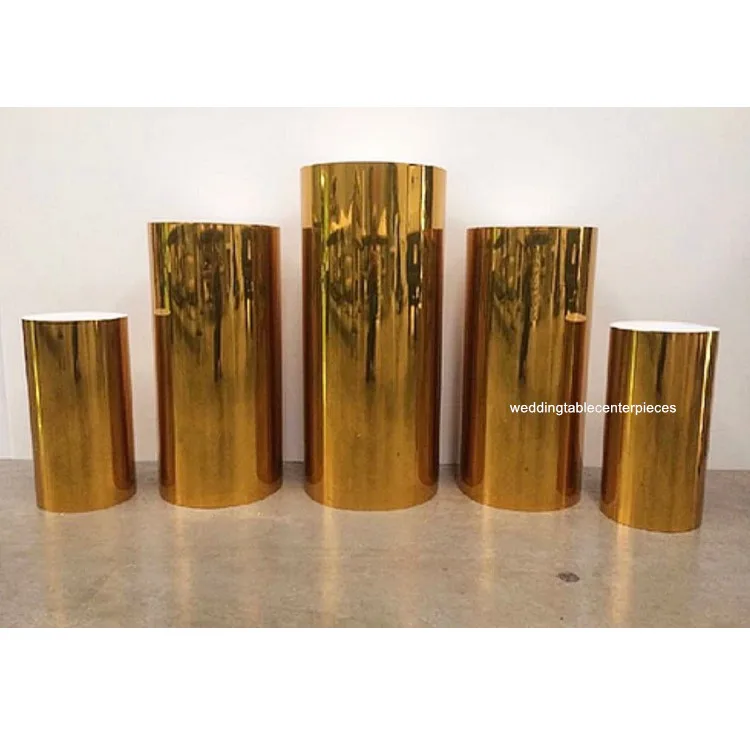 4 шт./компл.) свадебное Золотое круглое украшение из плексигласа Золотая