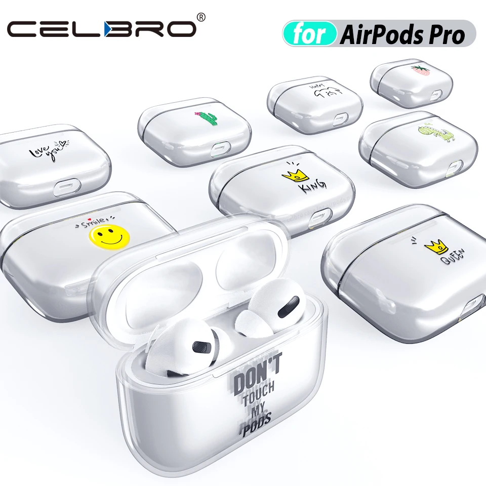 Роскошный прозрачный чехол для Airpods Pro 3 Bluetooth наушники защитный airpods Жесткий