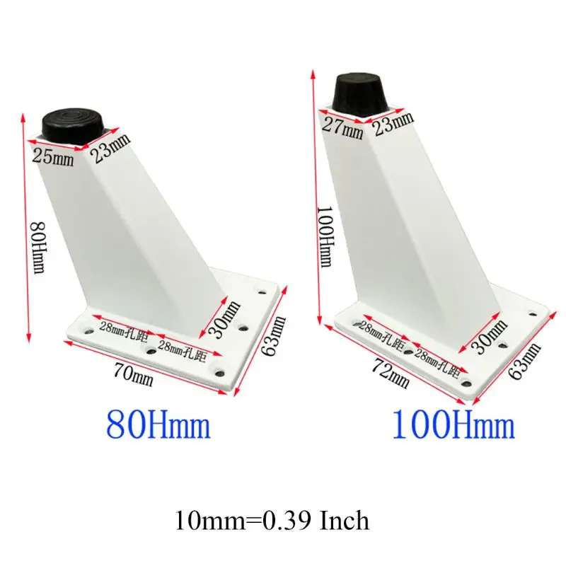 

H7JB Simple Modern Design TV Cabinet Sofa Table Legs Protector Aluminum Alloy Wire Legs for Table Home Furniture Corner Bottom