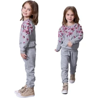 girls clothing sets spring autumn girl sport suits floral kids suit casual tracksuit for kids children clothing 2 8t