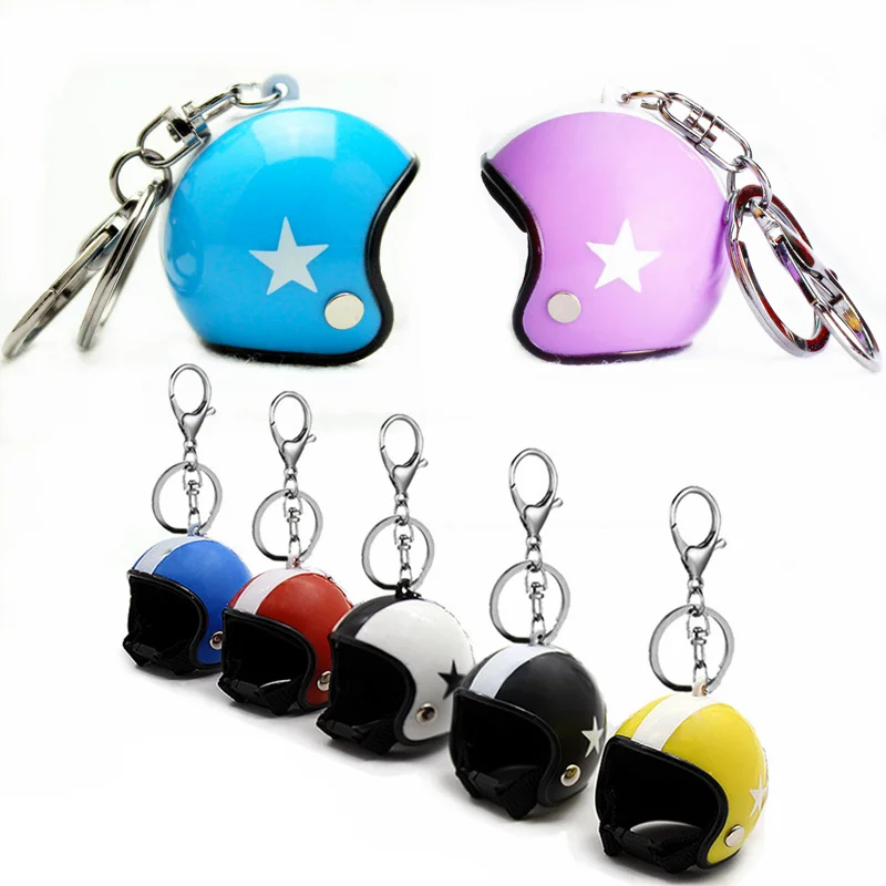 Брелок для ключей мужчин и женщин симпатичная имитация мотоциклетного защитного