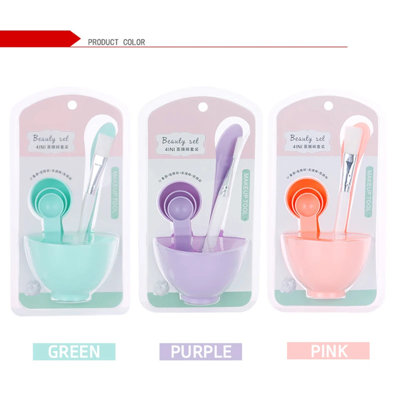 YALIAO миска для маски лица 6 шт. набор инструментов смешивания макияжа кистей ложек