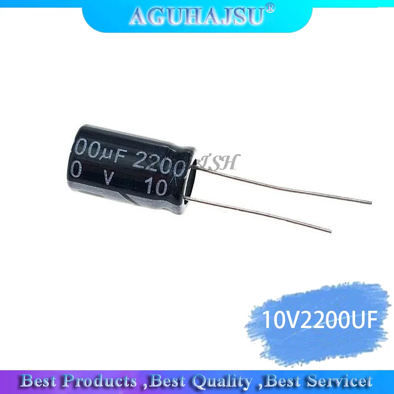 

10 шт Higt качество 10V2200UF 10X17mm 2200 мкФ 10В 10*17 электролитический конденсатор