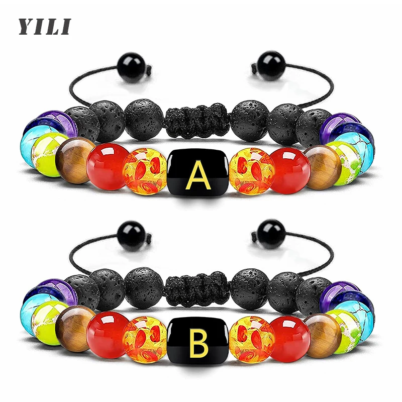 Браслет инициальной чакры с кристаллами Исцеляющие камни браслеты из бисера 26