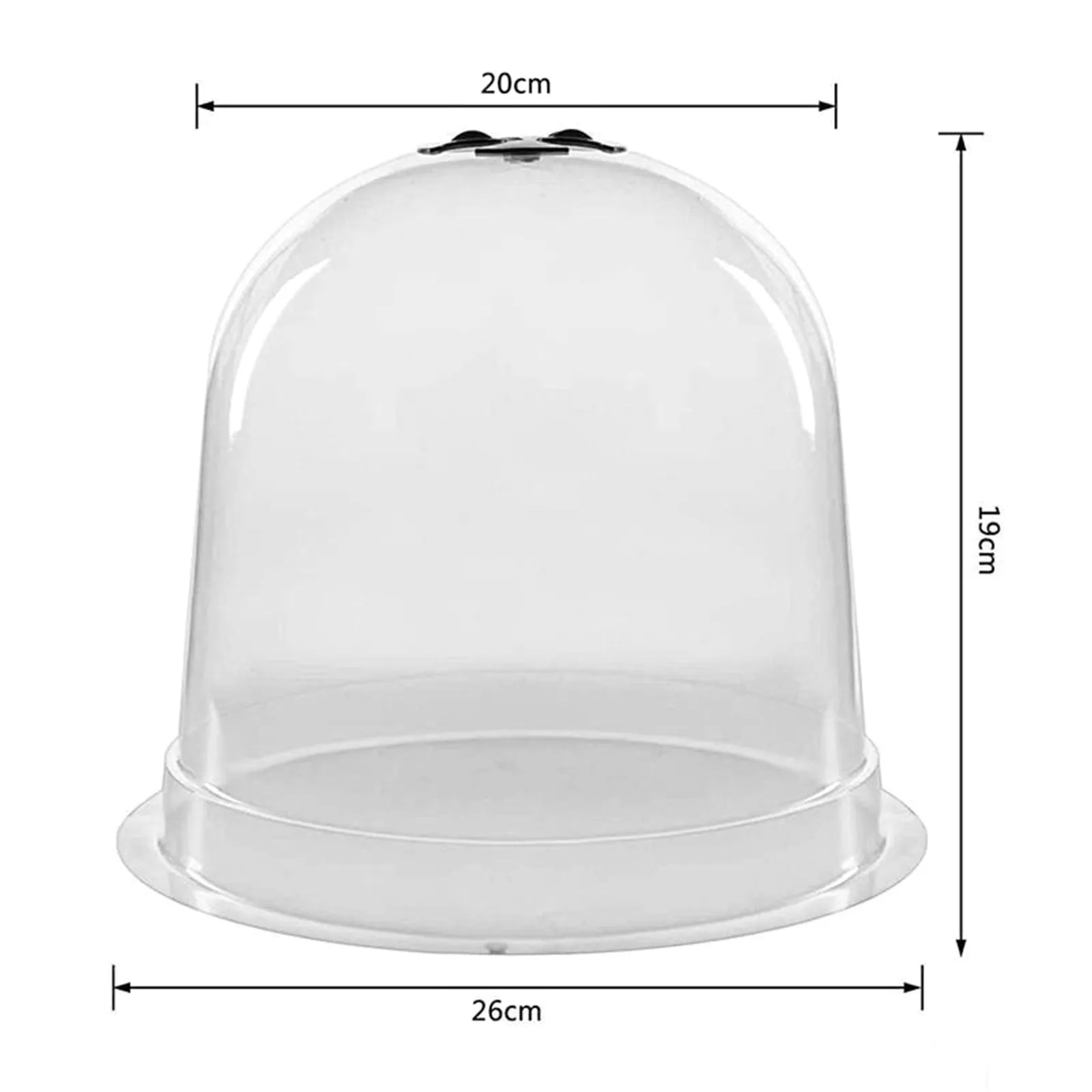 

6pcs Garden Cloche Dome Plant Bell Plant Covers For Garden Decor Plant Protector Cover Plastic For Plant Protection Cover