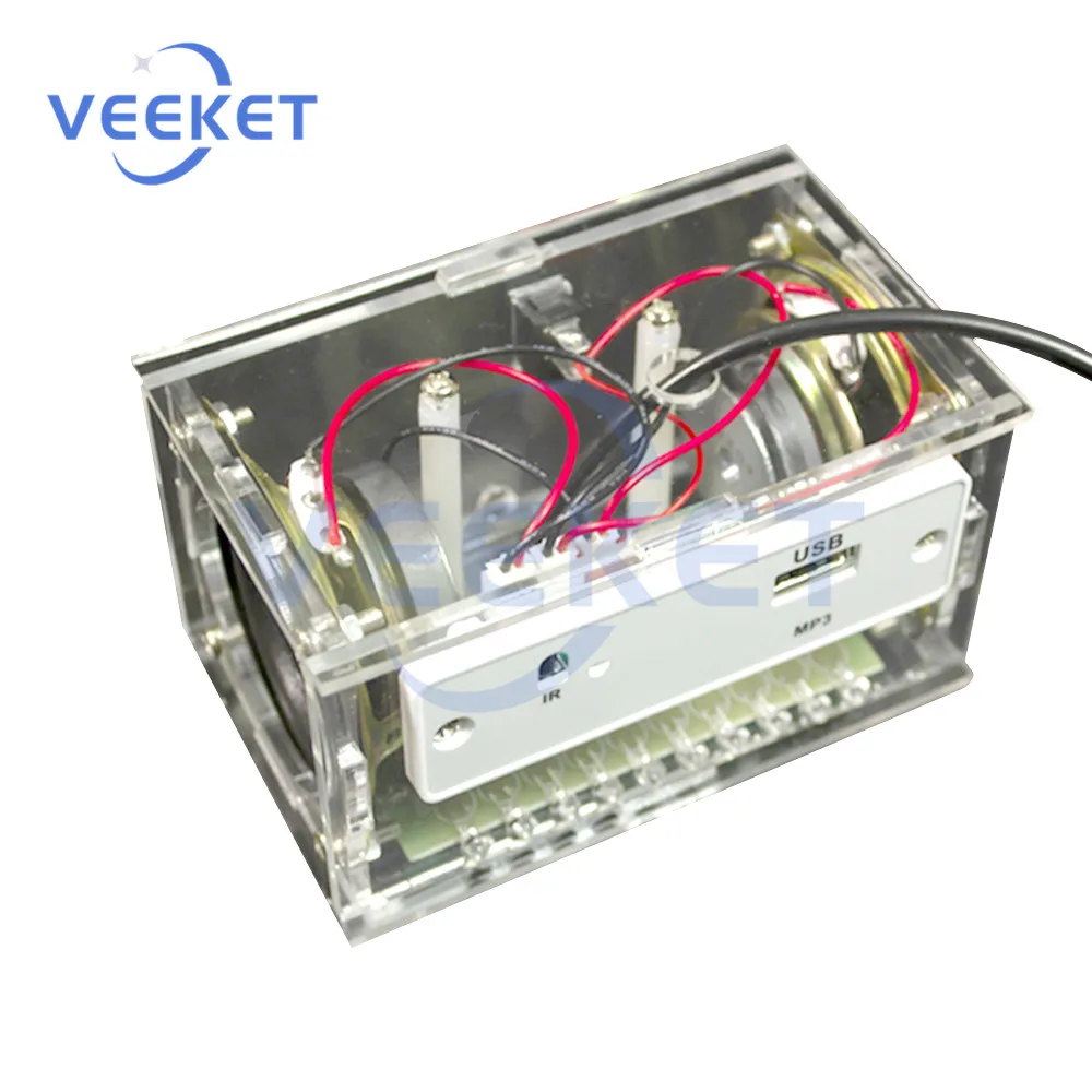 Детали Bluetooth-динамика DC3.7-5V DIY 3 Вт + 2-канальный динамик BLE производство и сборка