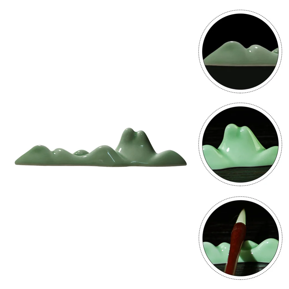 

Chinese Ceramic Brush Pen Holder Calligraphy Brush Rack Ceramic Brush Shelf