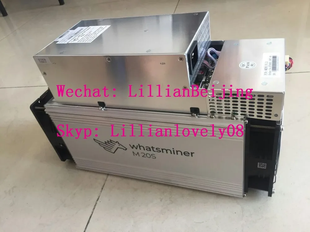 Сток WhatsMiner M20S 62T miner M20S 62th/s Sha256 miner Asic BTC BCH BCC горная машина PSU power