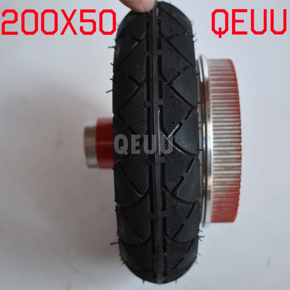 

8 Inch 200x50 Solid Wheel With Aluminium alloy hub Rim For Electric Vehicle Scooter
