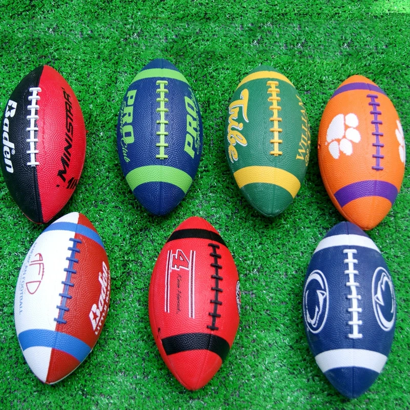 

Американский футбол, размер 3, резиновый регби, обучение регби, детский сад игрушечный мяч для регби-40