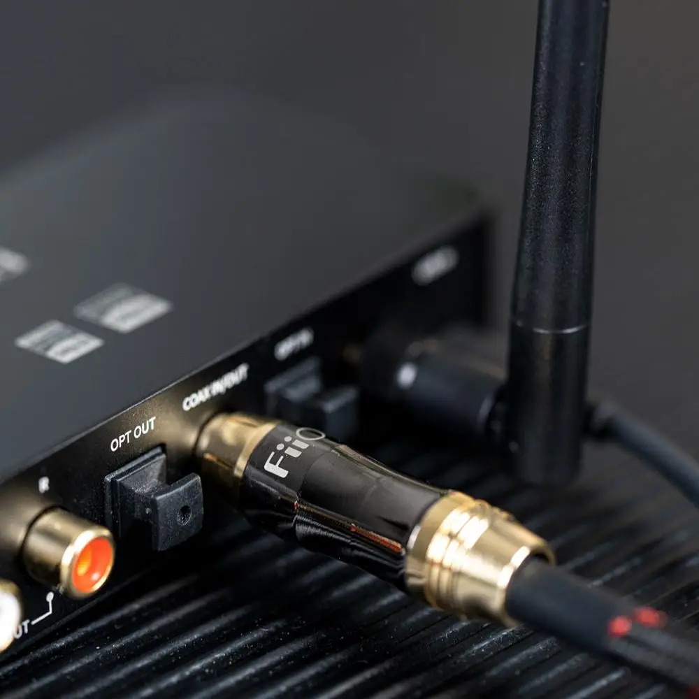 Fiio LR RCA1 RCA цифровой коаксиальный аудиокабель 50 см позолоченный Matal штекер для BTA30 K5