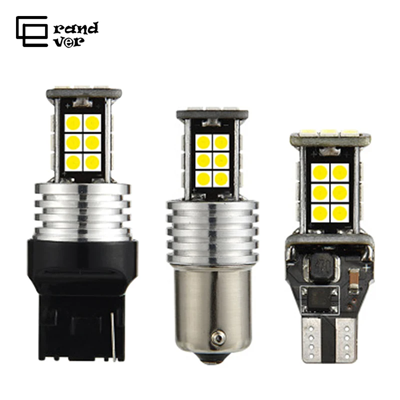 T15 W16W светодиодный T20 7440 лампы 3030 24SMD Canbus 1156 BAU15S BA15S светодиодный лампы для автомобиля фонарь стоп-сигнала поворота сигнальные огни супер яркий 12V