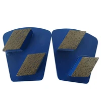 redi lock teapezoid diamond concrete grinding shoes heads with two segment 12pcs free shipping