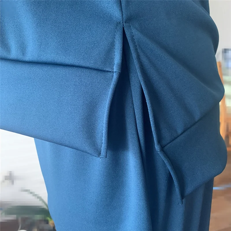 

Plus Size Clothing L-4XL Two Piece Outfits for Women Fashion Long Sleeve Top and Striped Decoration Pants Wholesale Dropshipping