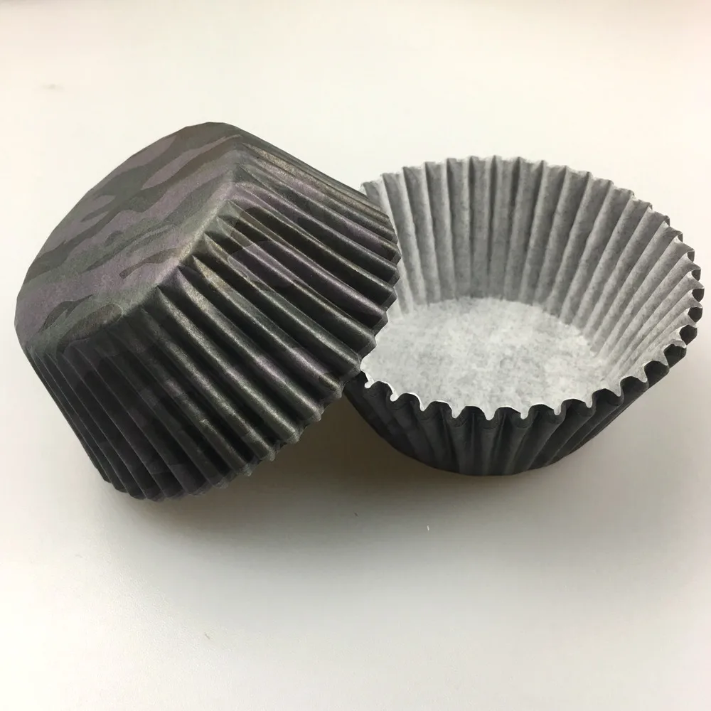 50X лайнеры для кексов на день рождения Радужная белая корова Зебра Леопард