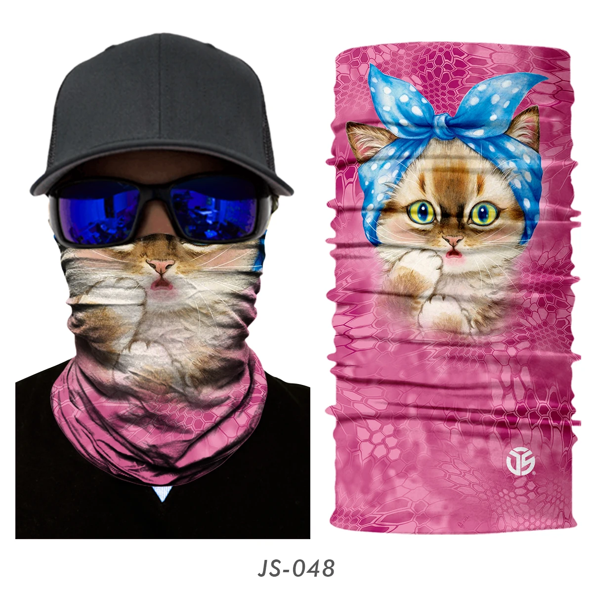 3D кошка собака бесшовная Волшебная Шея Gaiter маска для лица щит трубка Балаклава для велоспорта рыбалки Лыжная Байкерская бандана повязка на голову шарф для мужчин и женщин - Цвет: 48