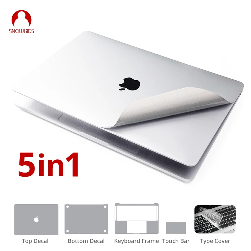Snowkids наклейка для Macbook Air Pro Полное покрытие виниловая Защитная Наклейка чехол