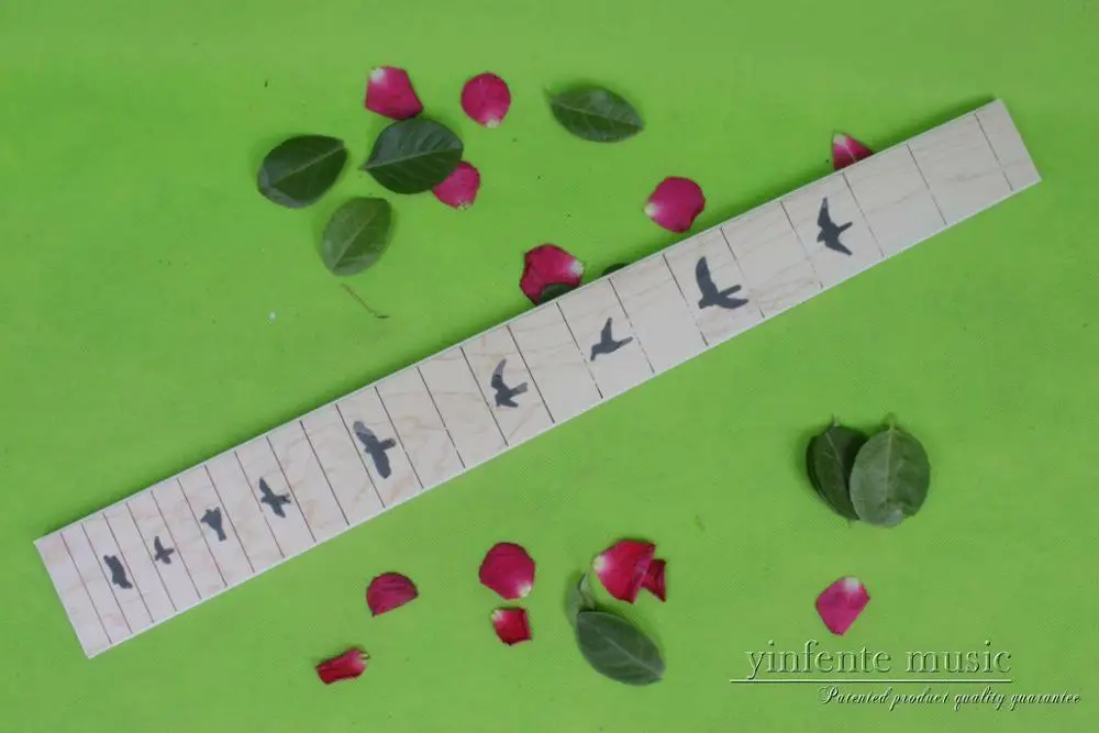 Клен гриф электрогитары птица Декор 22 Лады или 24 лада для ССН гитары сменная