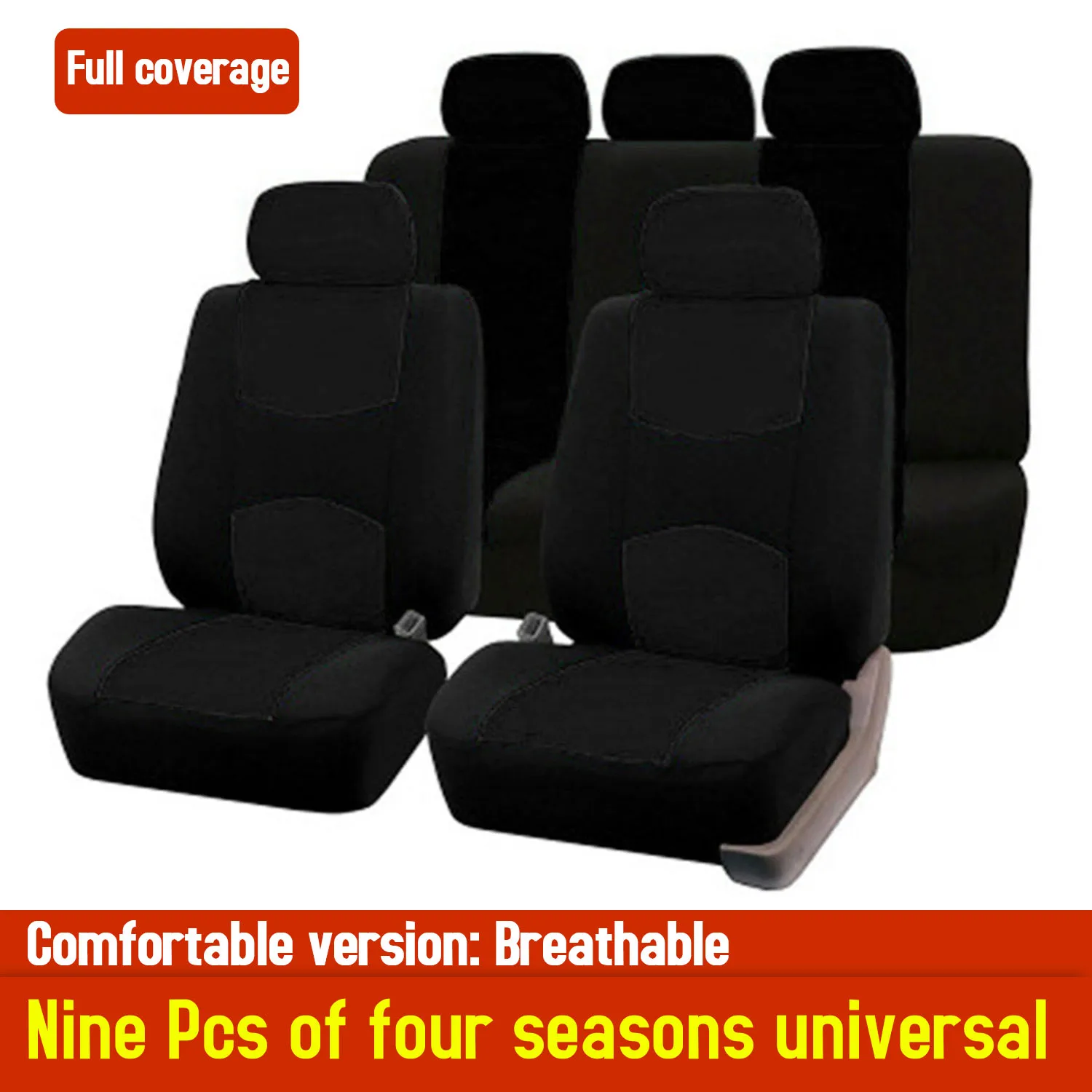 Универсальный чехол для заднего сиденья автомобиля защитный спинки и переднего