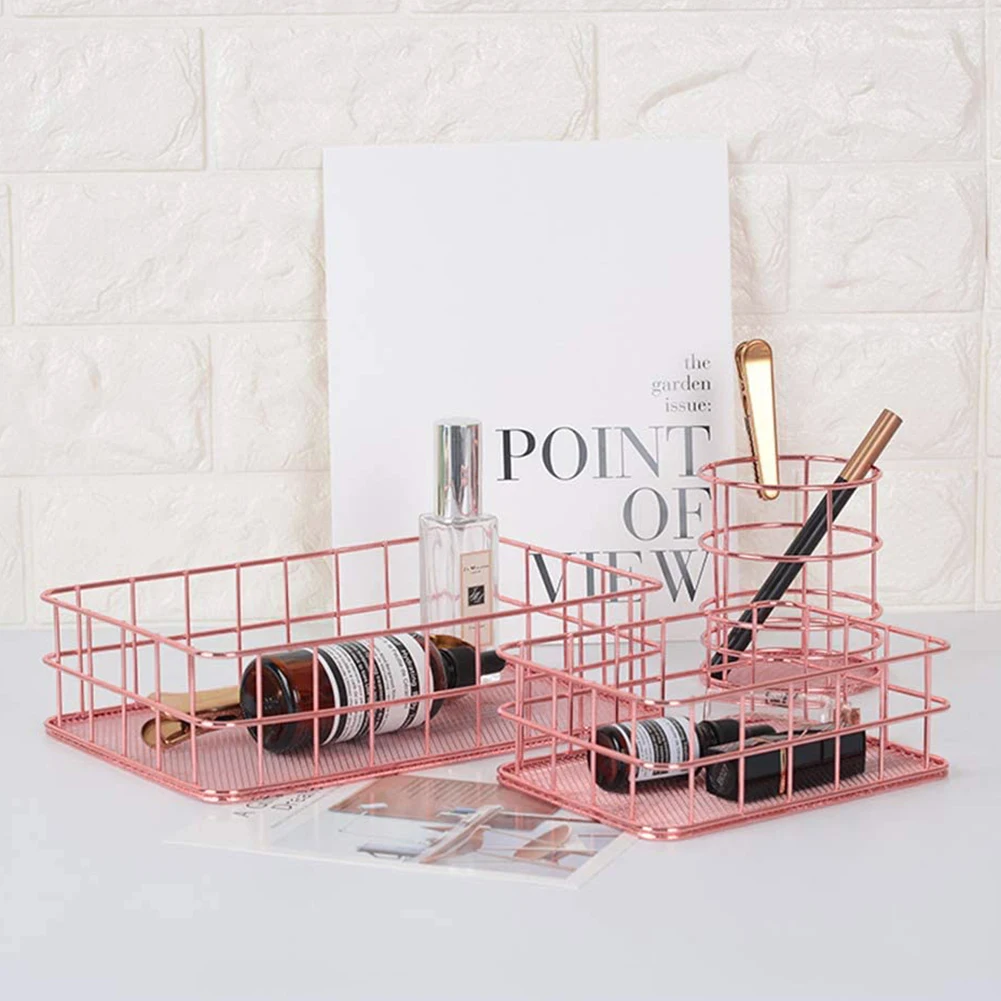 Художественная корзина для хранения кисти макияжа держатель ручки офиса