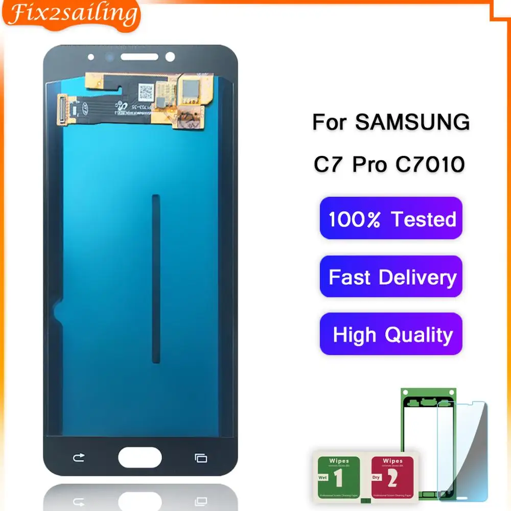 Жк-дисплей FIX2SAILING 100% рабочий Super HD AMOLED жк-дисплей сенсорный экран в сборе для Samsung