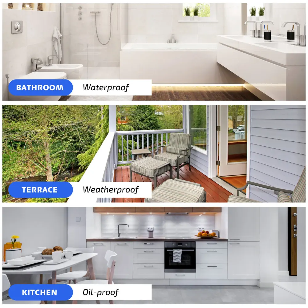 OUNONA Waterproof Box 86 Type Wall Switch Socket Panel PVC Transparent Protector | Дом и сад