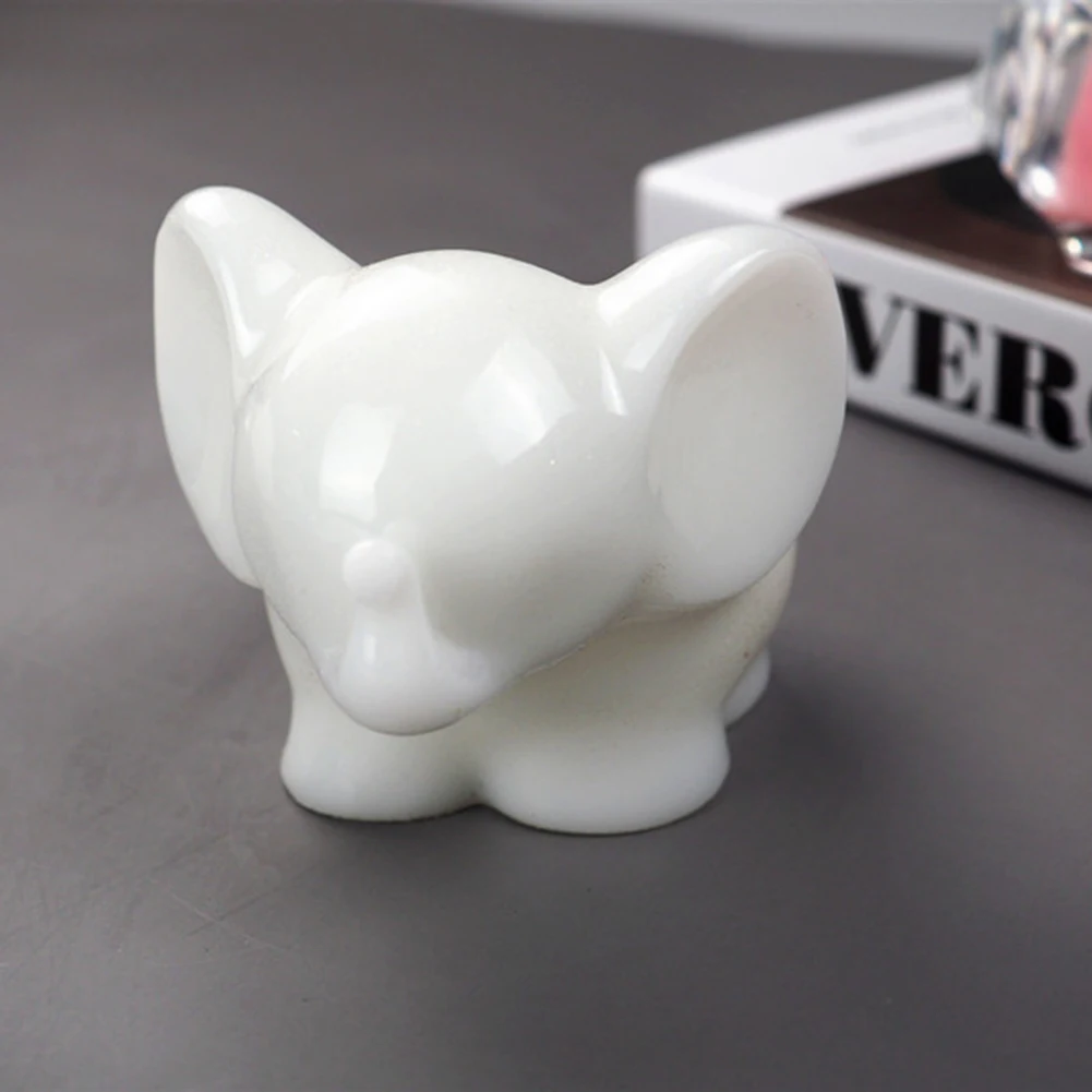 

3D Elephant Silicone Mold Epoxy Resin DIY Mould Makeup Sponge Holder Cosmetics Jewelry Storage Container Art Craft