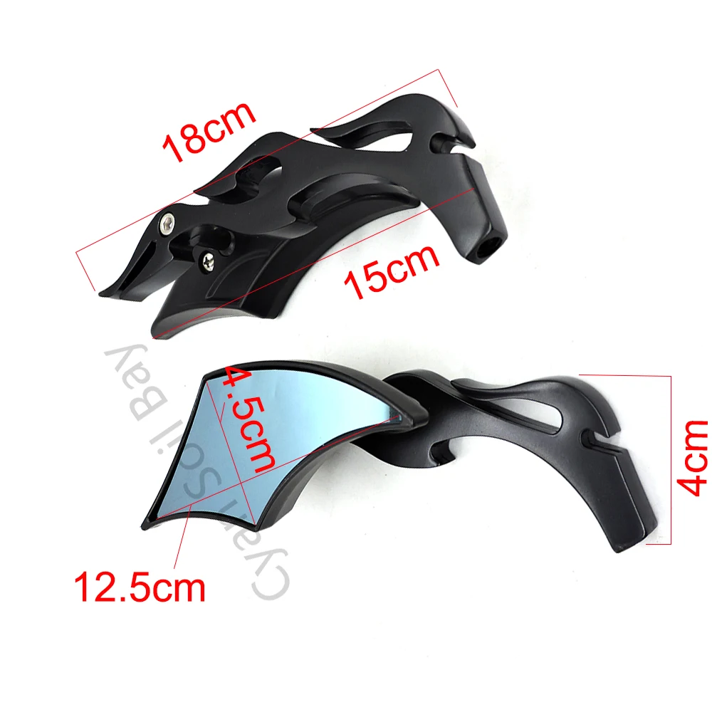 Универсальные высококачественные мотоциклетные зеркала заднего вида 8 мм 10