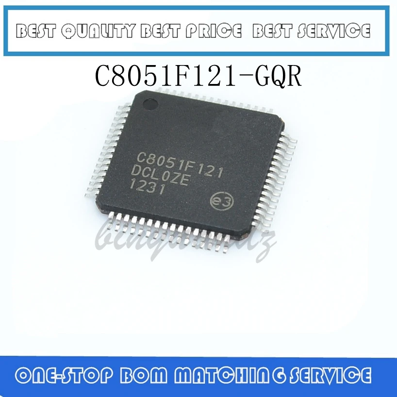 5 шт. C8051F121 GQR QFP64|Аксессуары для батарей и ЗУ| |