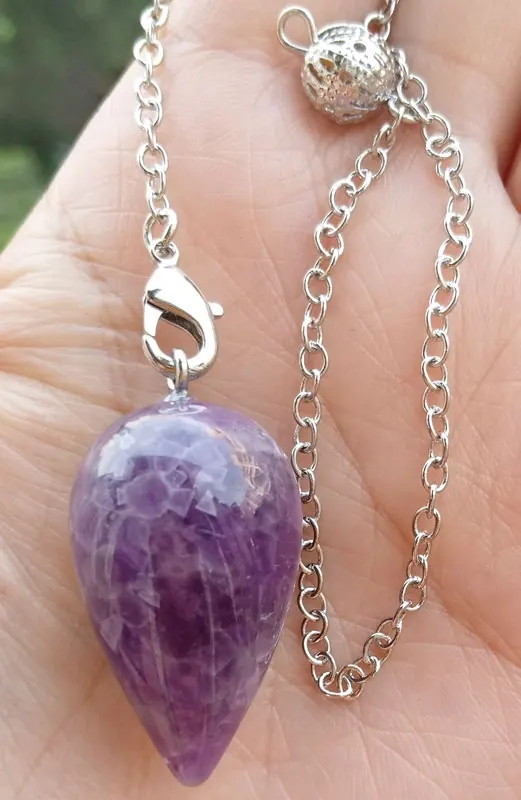 Аметист Роза кварт Лапис тигровый глаз Опал подвеска Маятник драгоценные камни