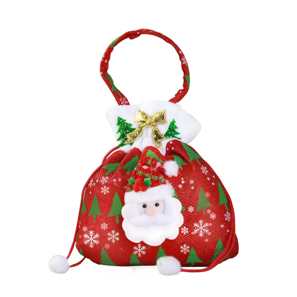 Рождественский подарок сумка на шнурке конфетная Счастливого Рождества Сладкая