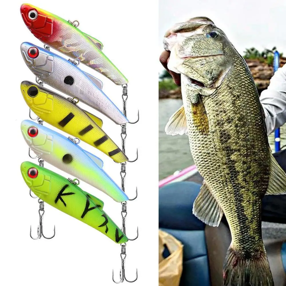 

1PCS Fishing Lure Lead Swim Minnow Wobbler Hard Bait70mm Diving Swivel Sea Crankbait Bass Artificial Fishing Bait Winter W1C2