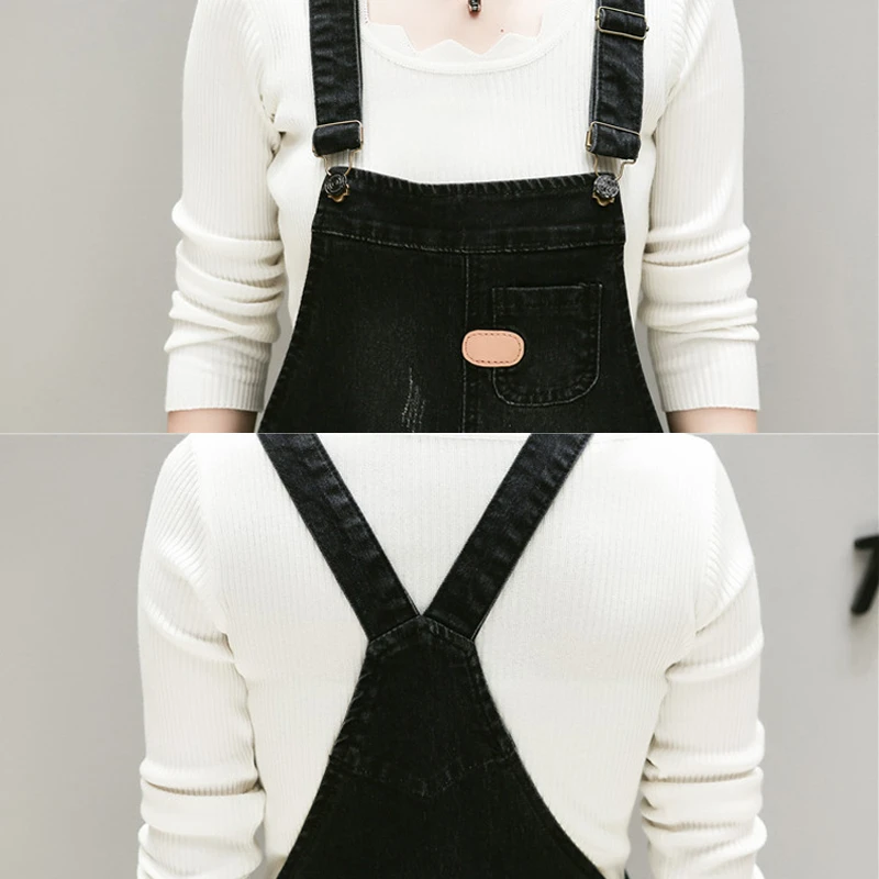 Женский джинсовый комбинезон без рукавов винтажный Повседневный свободный